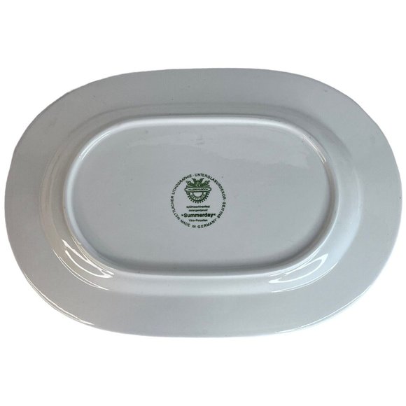 Villeroy And Boch Summerday Serving Platter Meat Vegetable Tray 13 Inch Germany - Picture 5 of 6